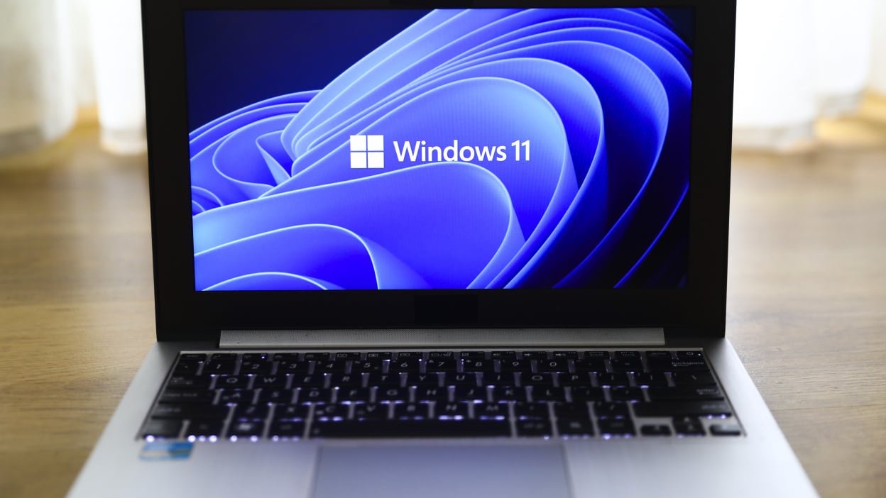 Windows 11 on laptop